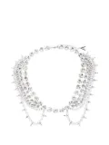 AREA crystal-embellished chocker necklace - Silver