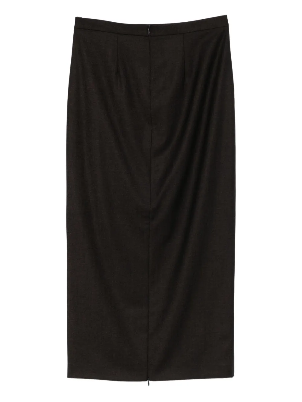 Antonelli Kefir Pencil Midi Skirt In Brown