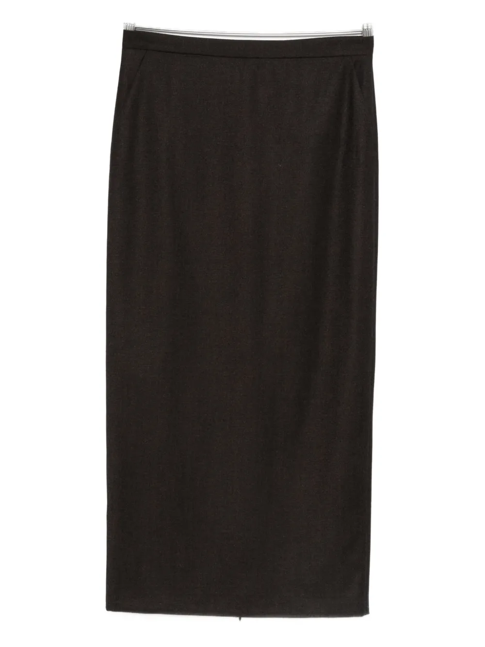 Antonelli Kefir Pencil Midi Skirt In Brown