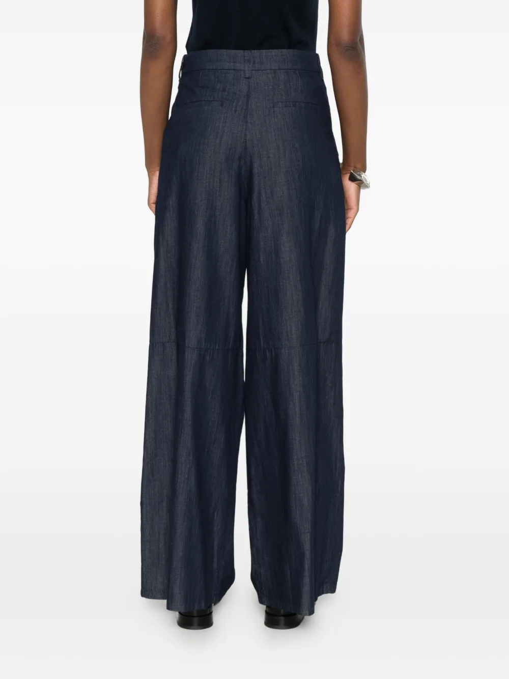 Max Mara Pleated-front Trousers In Gray