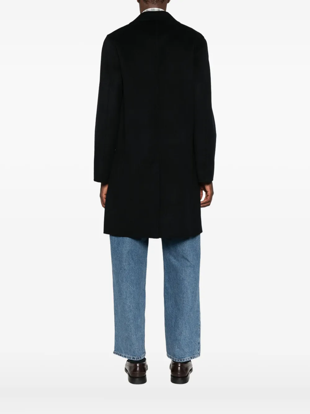 Aspesi Flap-pockets Single-breasted Coat In Black