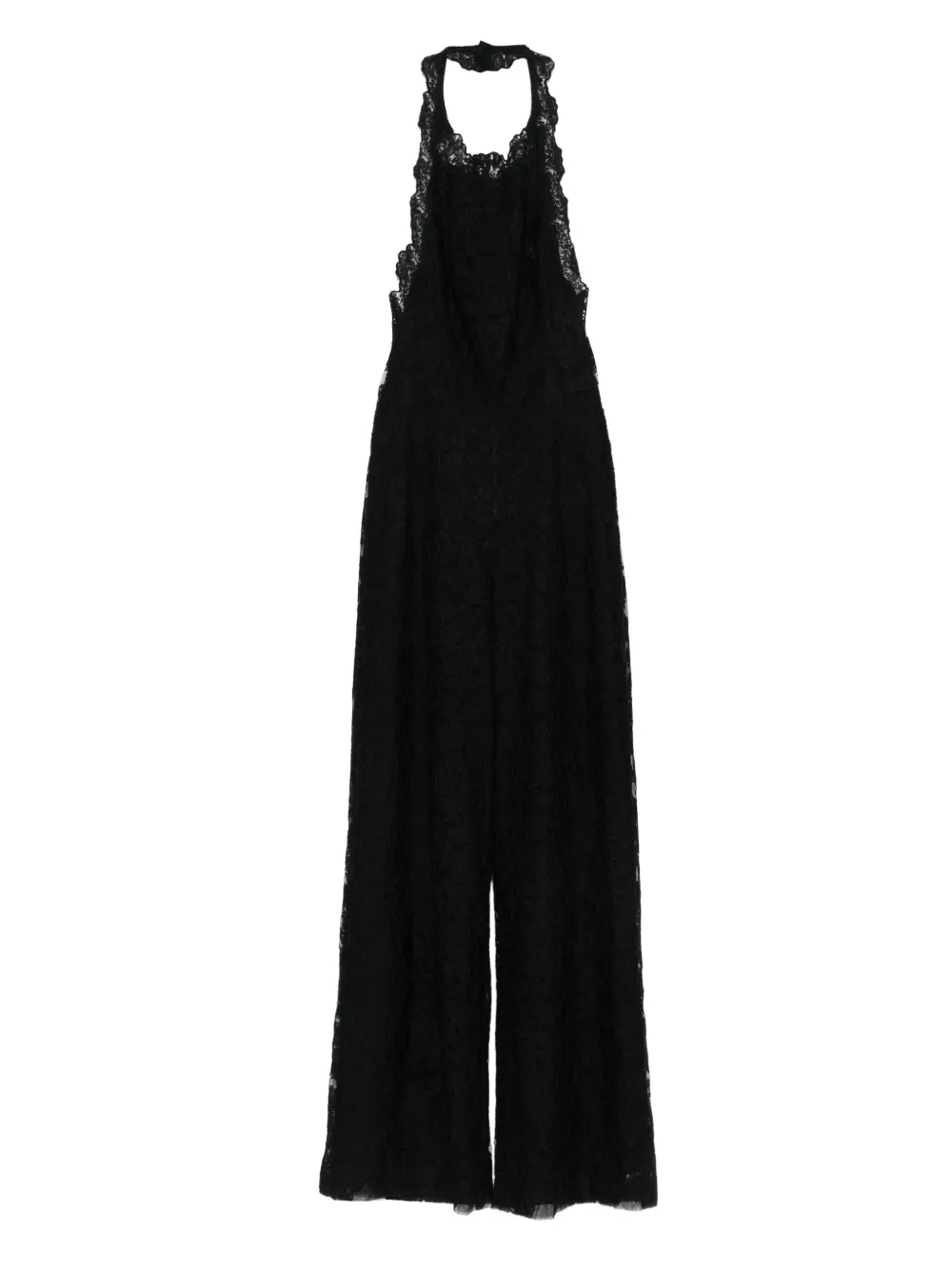 Ermanno Scervino lace halter-neck jumpsuit | Black | Image 1