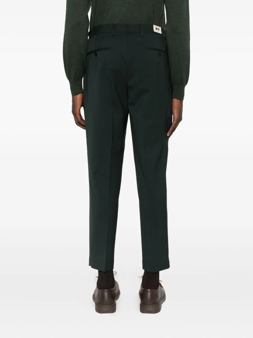 Briglia 1949 Broek met geplooide voorkant Zwart
