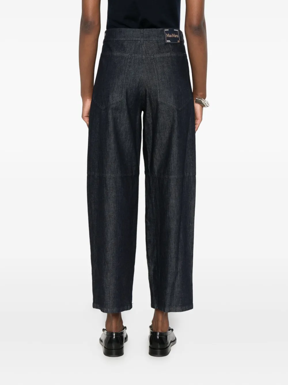 'S Max Mara Jeans met wijde pijpen Blauw