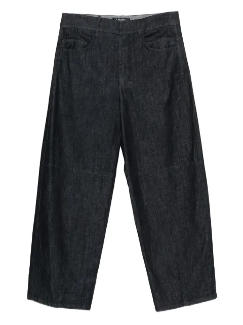 'S Max Mara patch-pocket wide-leg jeans 