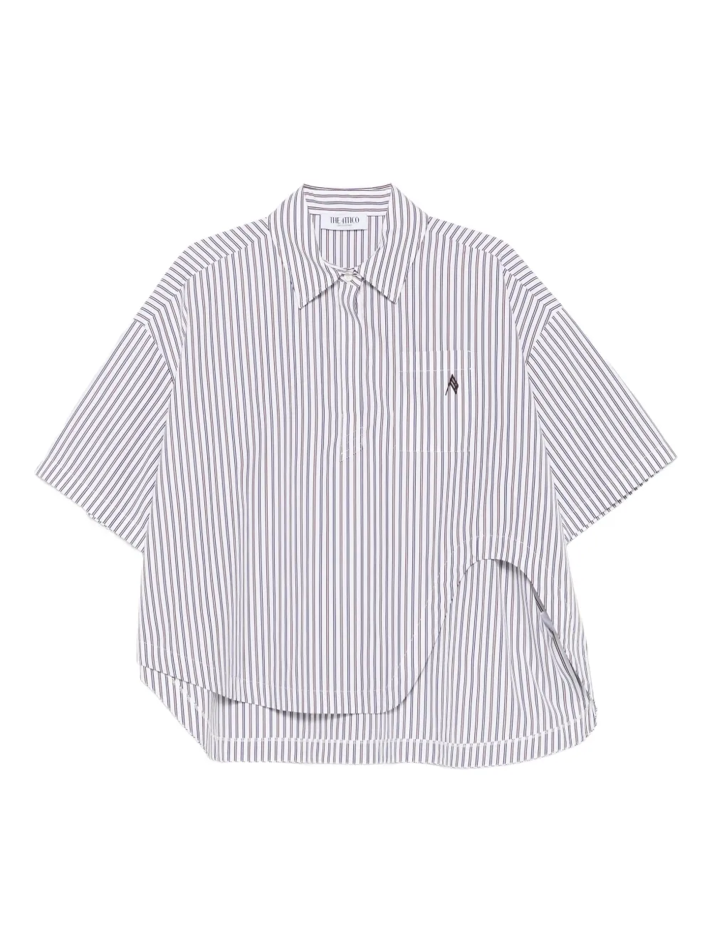 The Attico Gestreept blouse Wit