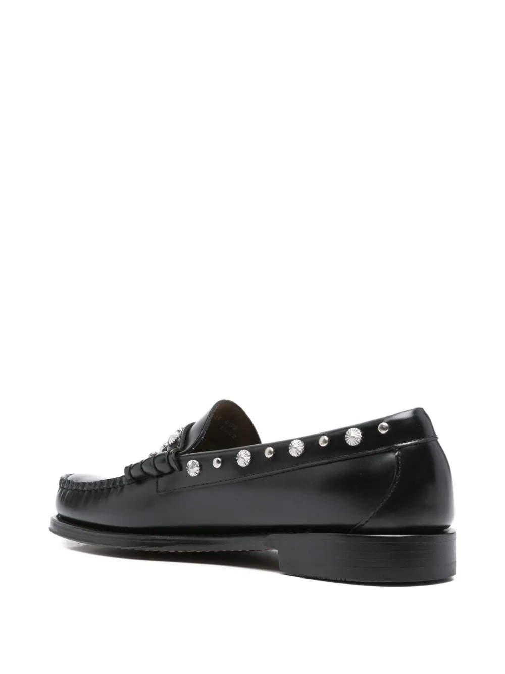 G.H. Bass & Co. studded-detail leather loafers Black