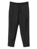 Caruso drawstring pleated trousers - Grey