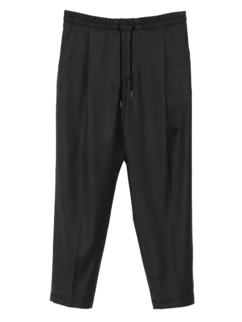 Caruso drawstring pleated trousers