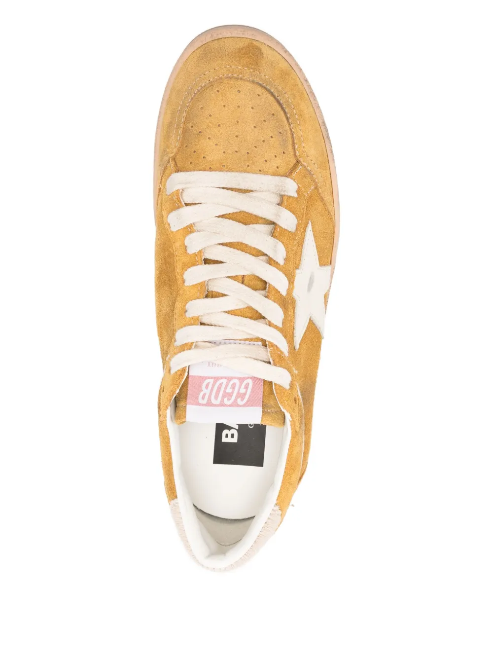 Golden Goose star-detail suede sneakers Brown