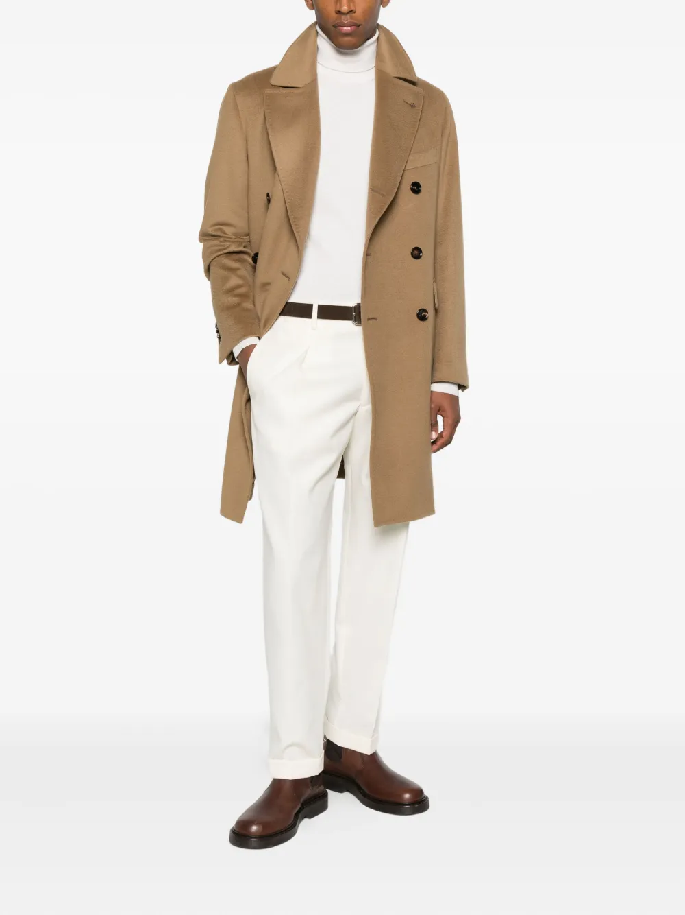 Briglia 1949 pleated trousers - Beige