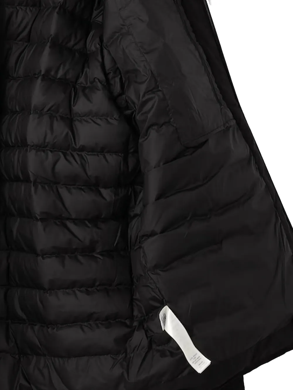 Patagonia Jack met capuchon en logo Zwart