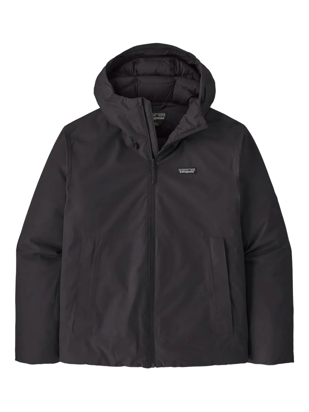 Patagonia hooded logo jacket - ブラック Patagonia hooded logo jacket - ブラック