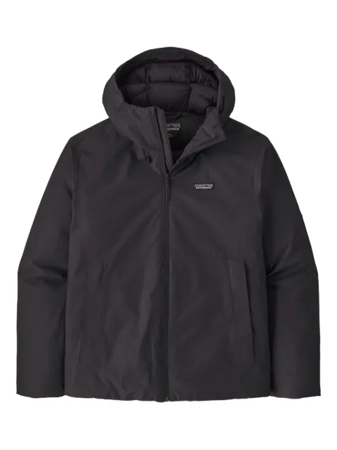 Patagonia hooded logo jacket
