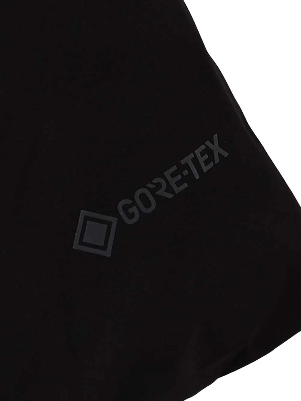 Patagonia Jack met capuchon en logo Zwart