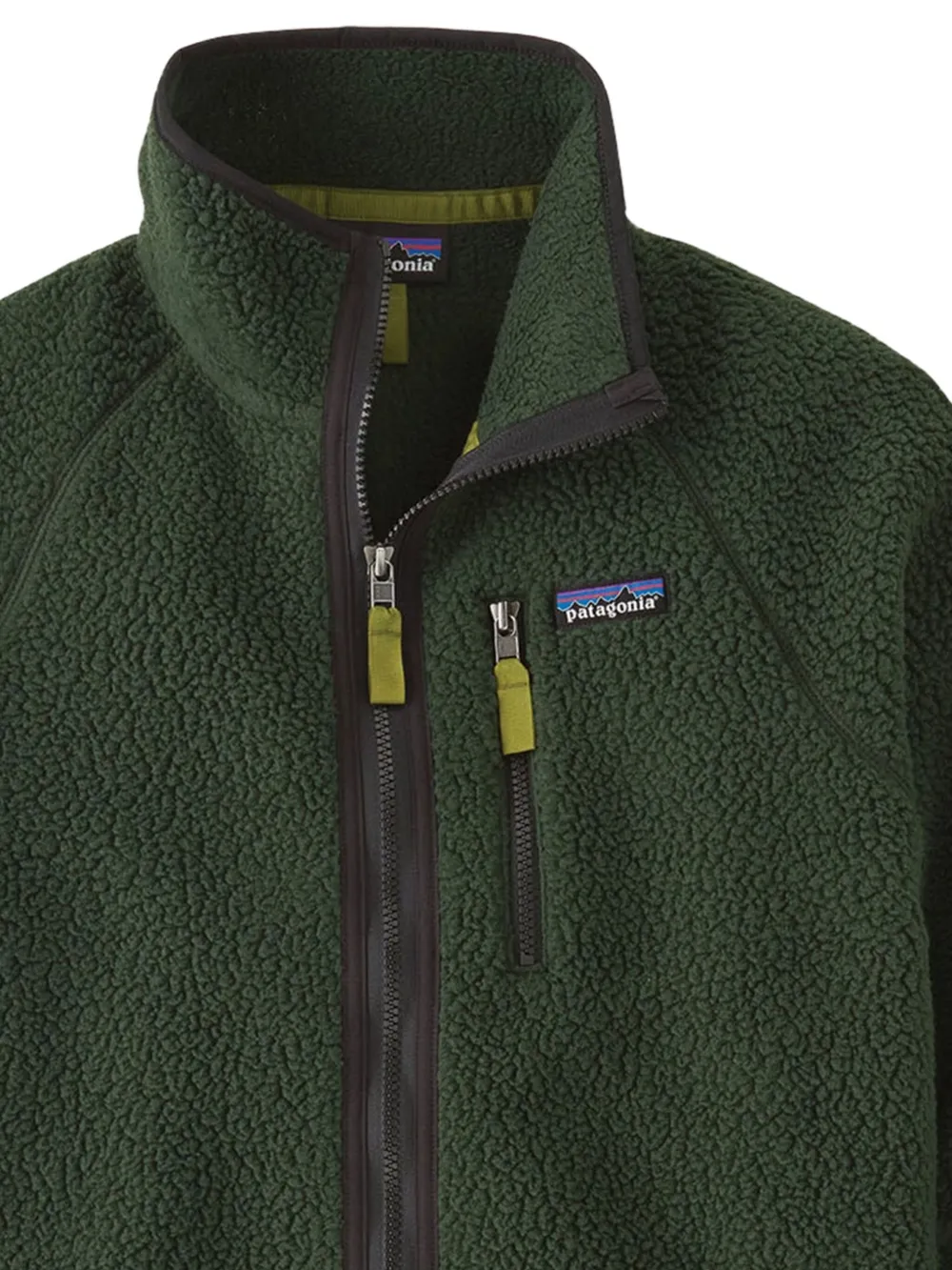 Patagonia Fleece jack Groen