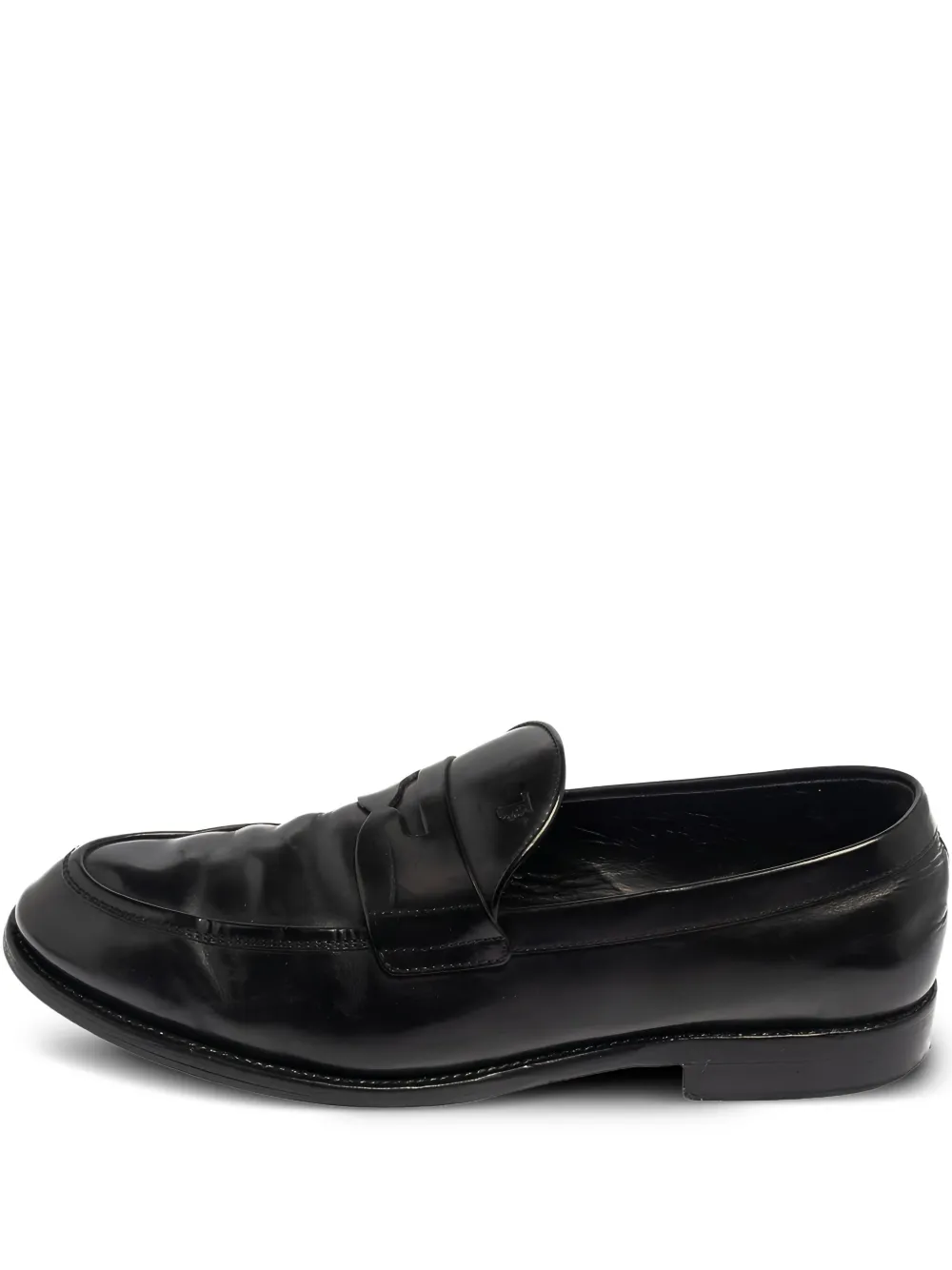 Tod's Vintage プレオウンド レザーローファー - ブラック Tod's Vintage プレオウンド レザーローファー - ブラック