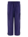 Brain Dead Flight logo-patch trousers - Blue