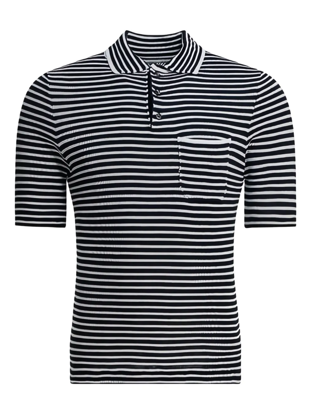 RAKKI striped pocket polo shirt | Blue | Image 1