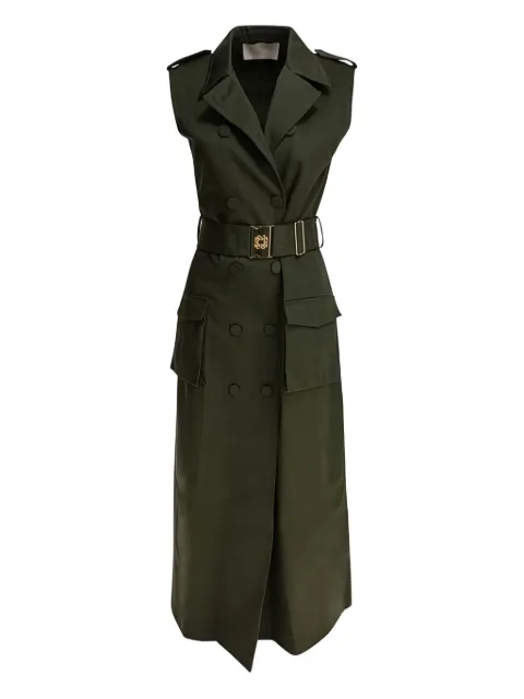 Elie Saab Doppelreihiges Midikleid