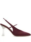 Studio Amelia 90mm Mignon slingback pumps - Red