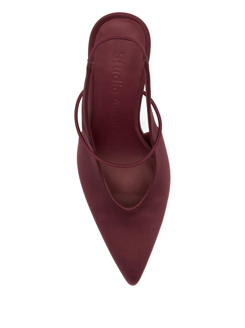Studio Amelia 90 mm Mignon slingback pumps Rood