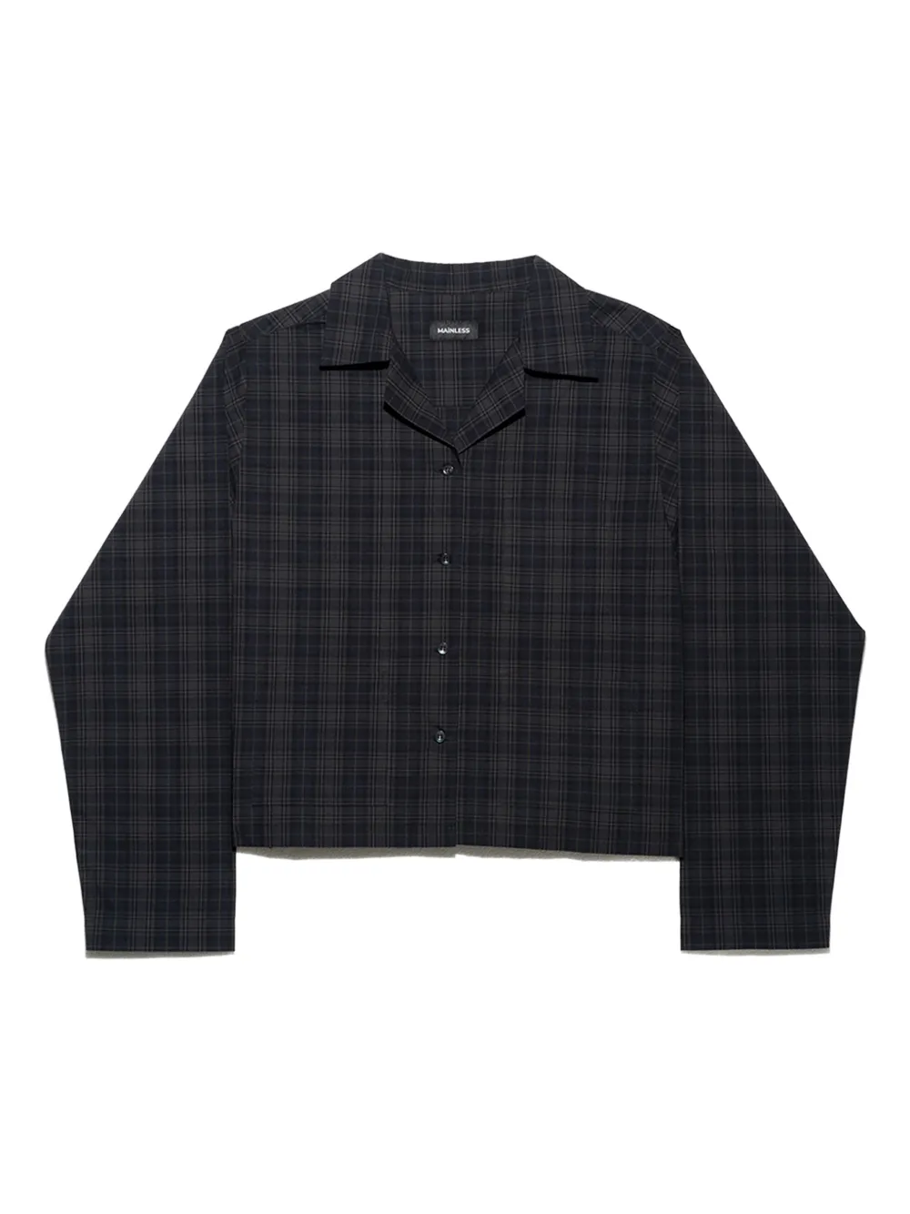 Mainless Plaid Long-sleeve Shirt