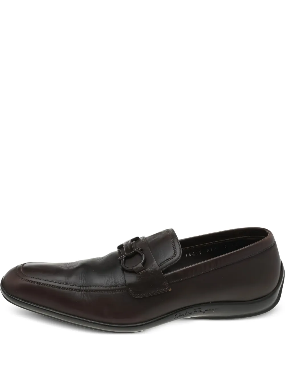 Ferragamo Pre-Owned mocasines Gancini | marrón | Image 1