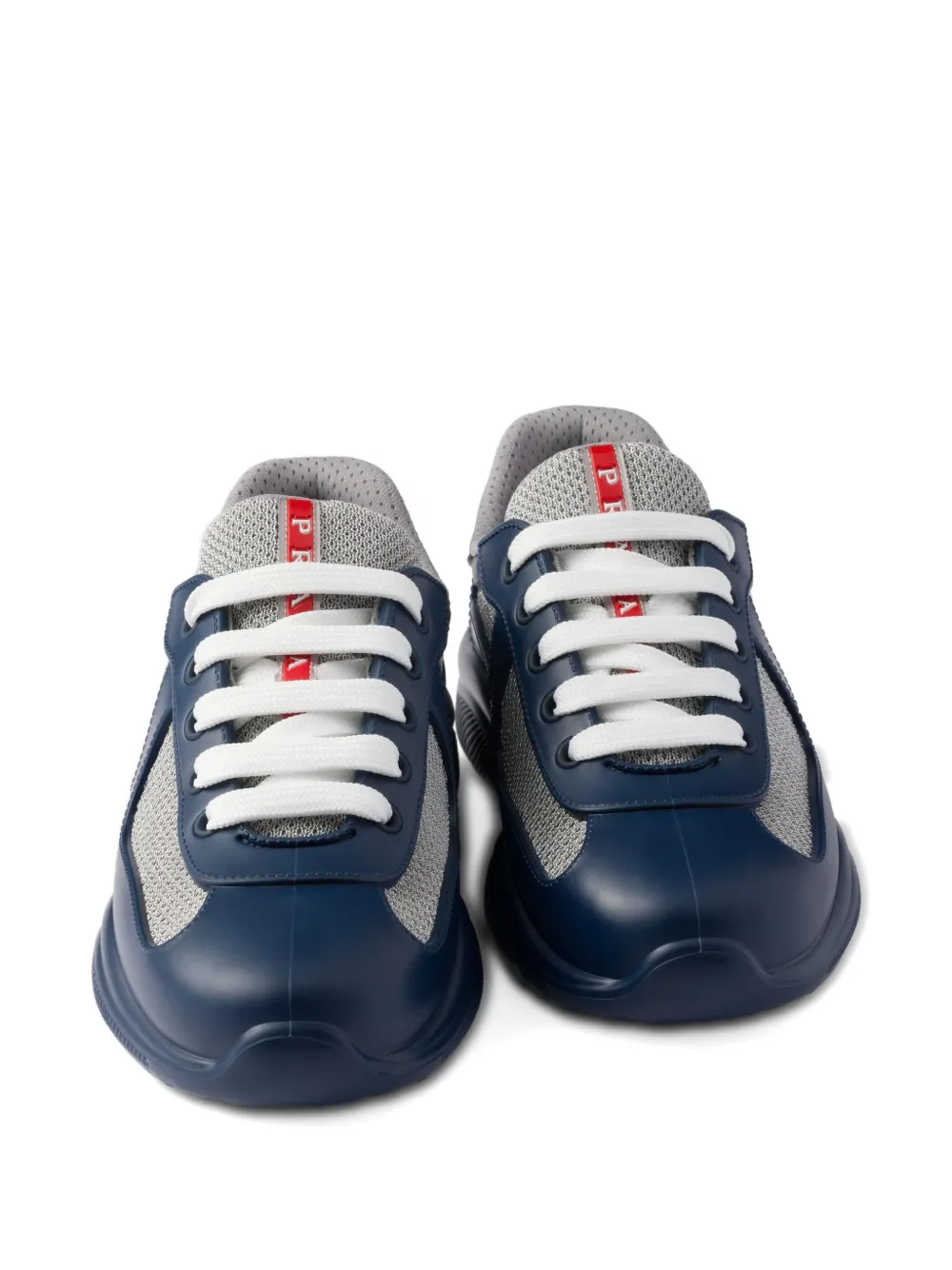 Prada Sneakers met logo Blauw
