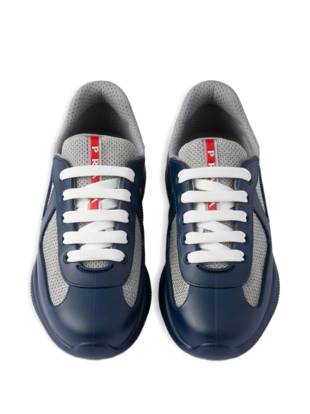 Prada Sneakers met logo Blauw