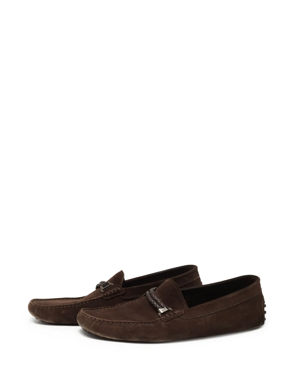 Tod's pre-owned braided-strap moccasin loafers | Image 2