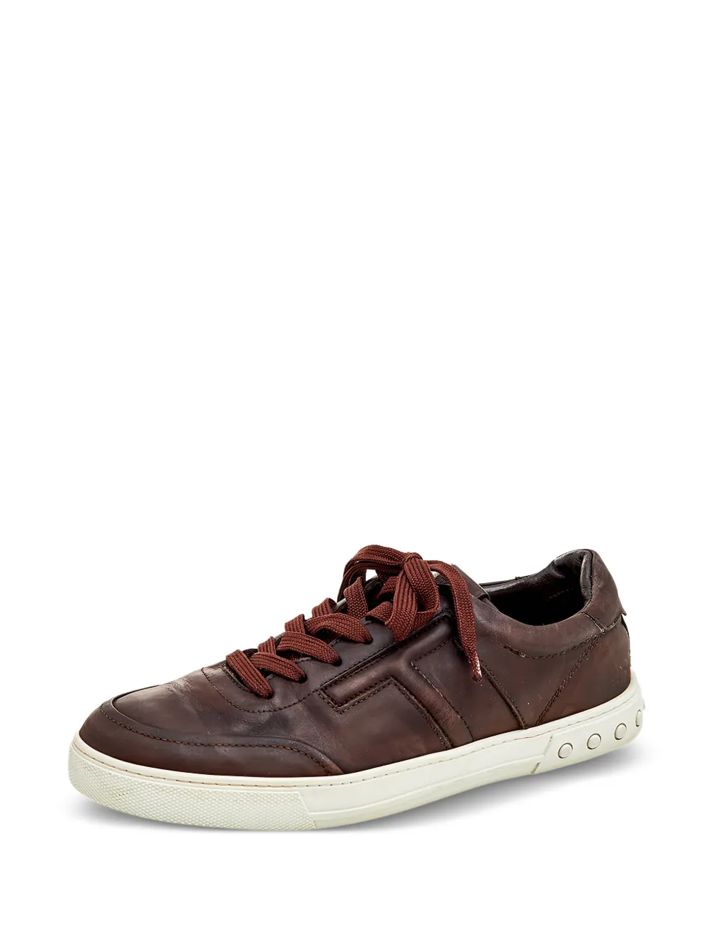 Tod's Vintage pre-owned leather lace-up sneakers | Image 2