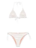 Pin Up Stars triangle-cup bikini - White