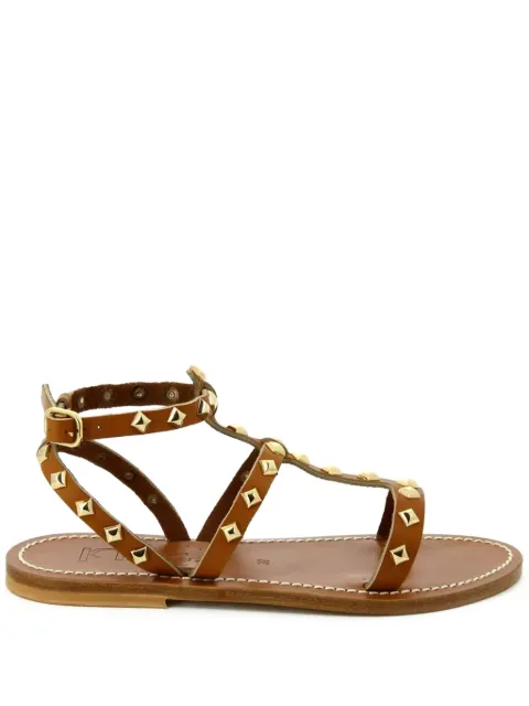 K. Jacques Arelatepyr studded flat sandals