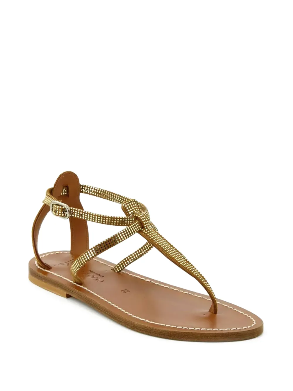 K. Jacques Buffon flat sandals Bruin