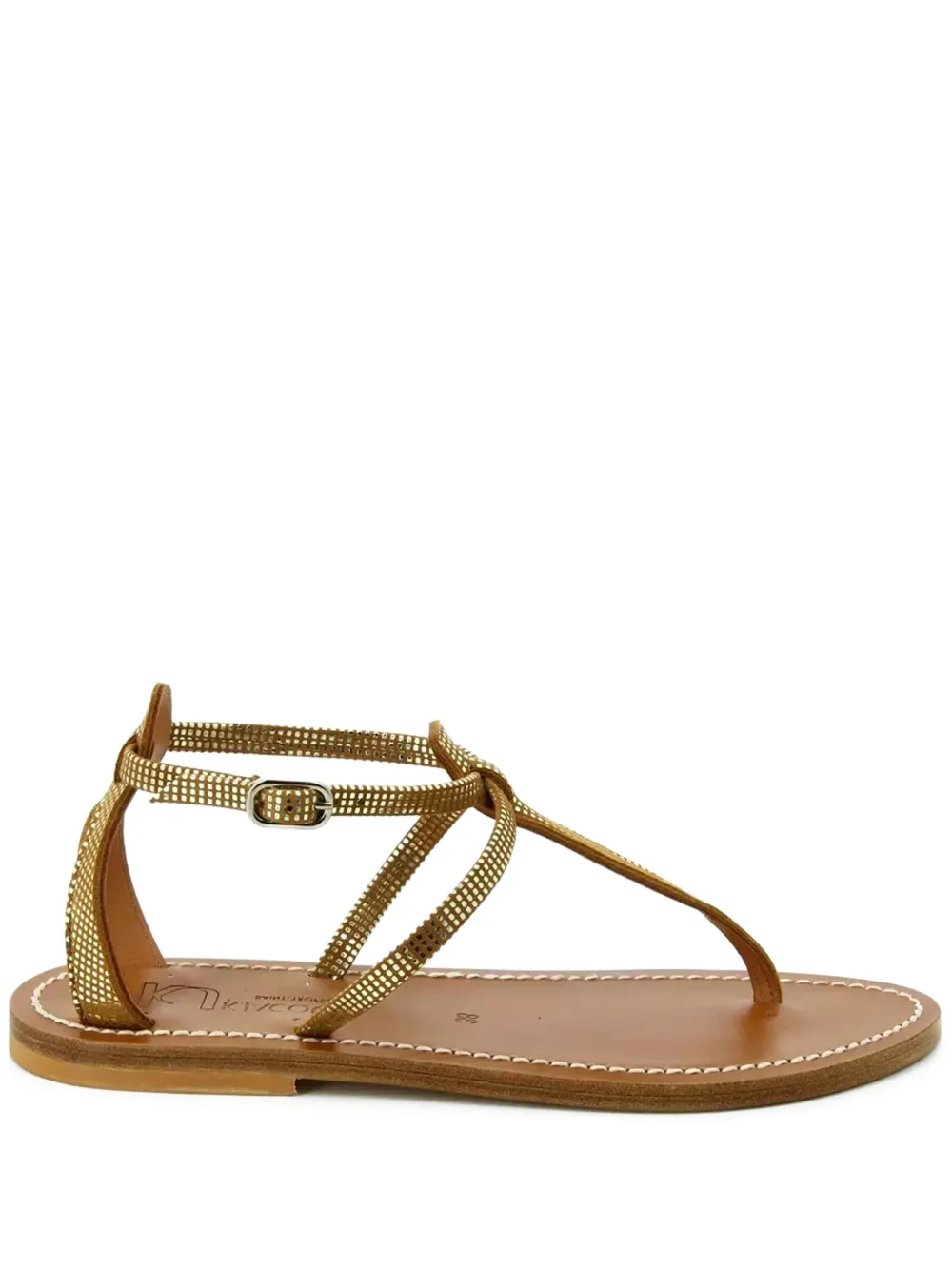 K. Jacques Buffon flat sandals Bruin