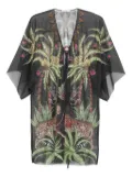 Pin Up Stars Safari cover-up - Black