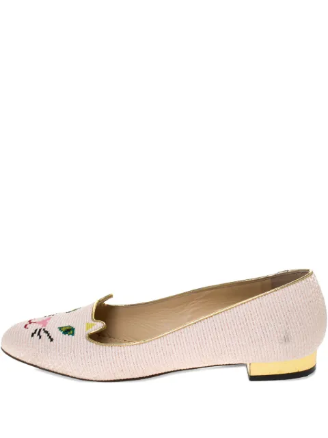 Charlotte Olympia bailarinas bordadas 2024 pre-owned