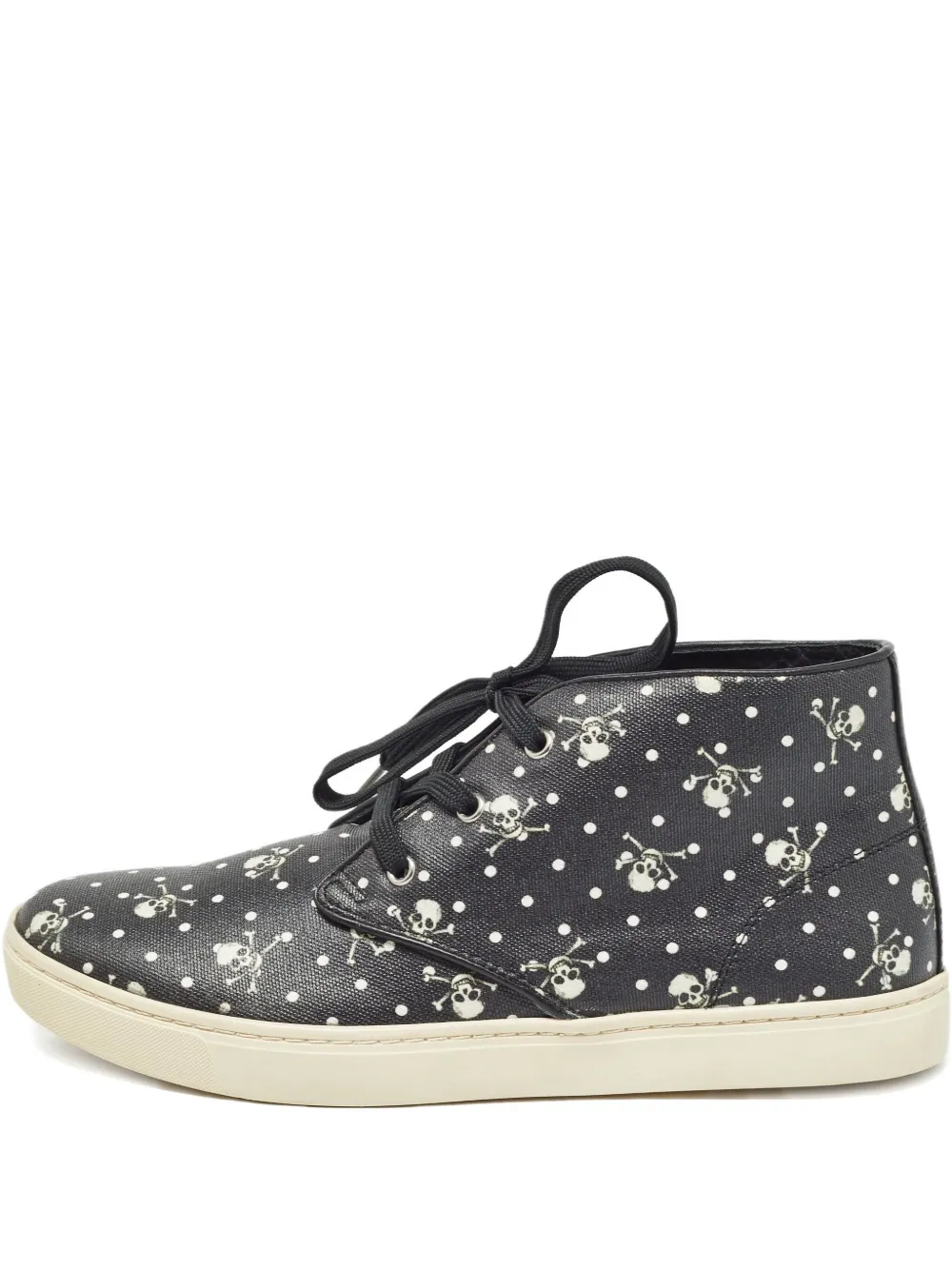 Dolce & Gabbana Pre-Owned skull-print sneakers | Black | Image 1