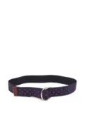 Carolina Herrera Vintage polka dot ribbon belt - Blue