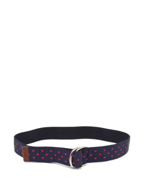 Carolina Herrera Vintage polka dot ribbon belt
