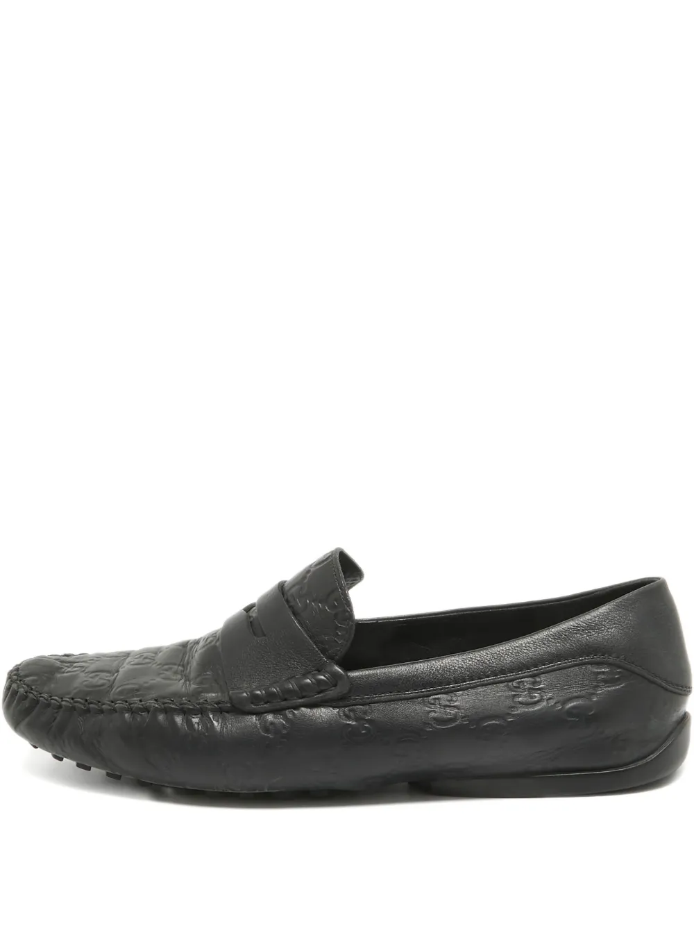 Pre-owned Gucci Leather Loafers