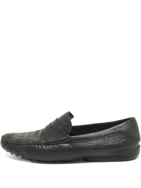 Gucci Pre-Owned Leren loafers