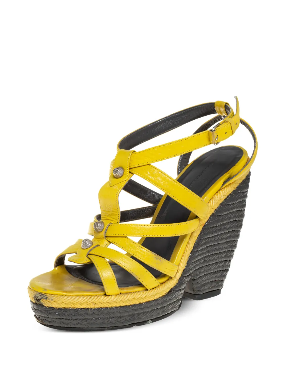 Balenciaga Pre-Owned Leren sandalen - Geel