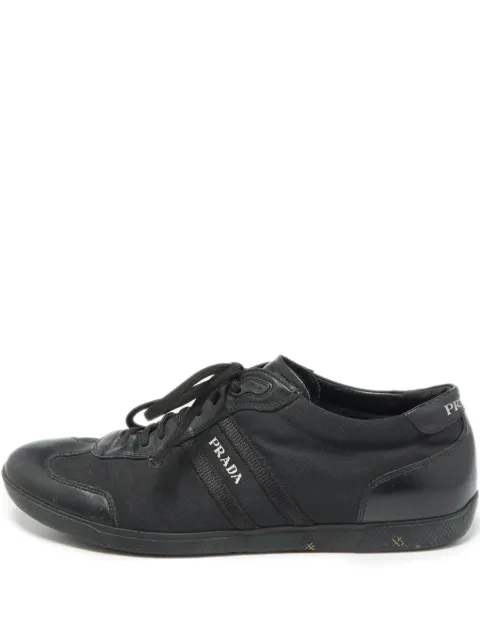 Prada Pre-Owned leather sneakers