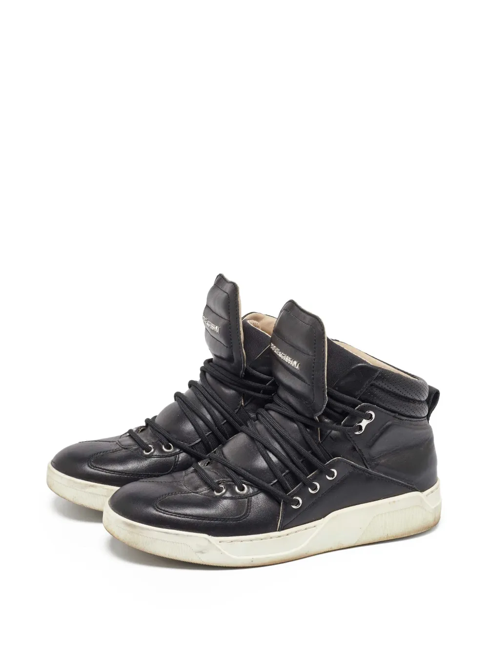 Dolce & Gabbana Pre-Owned baskets en cuir à logo | Chaussures | Image 2