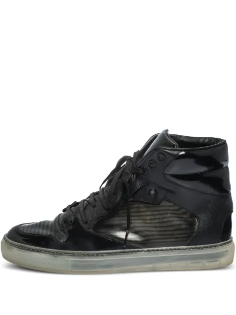 Balenciaga Pre-Owned tenis altos con agujetas