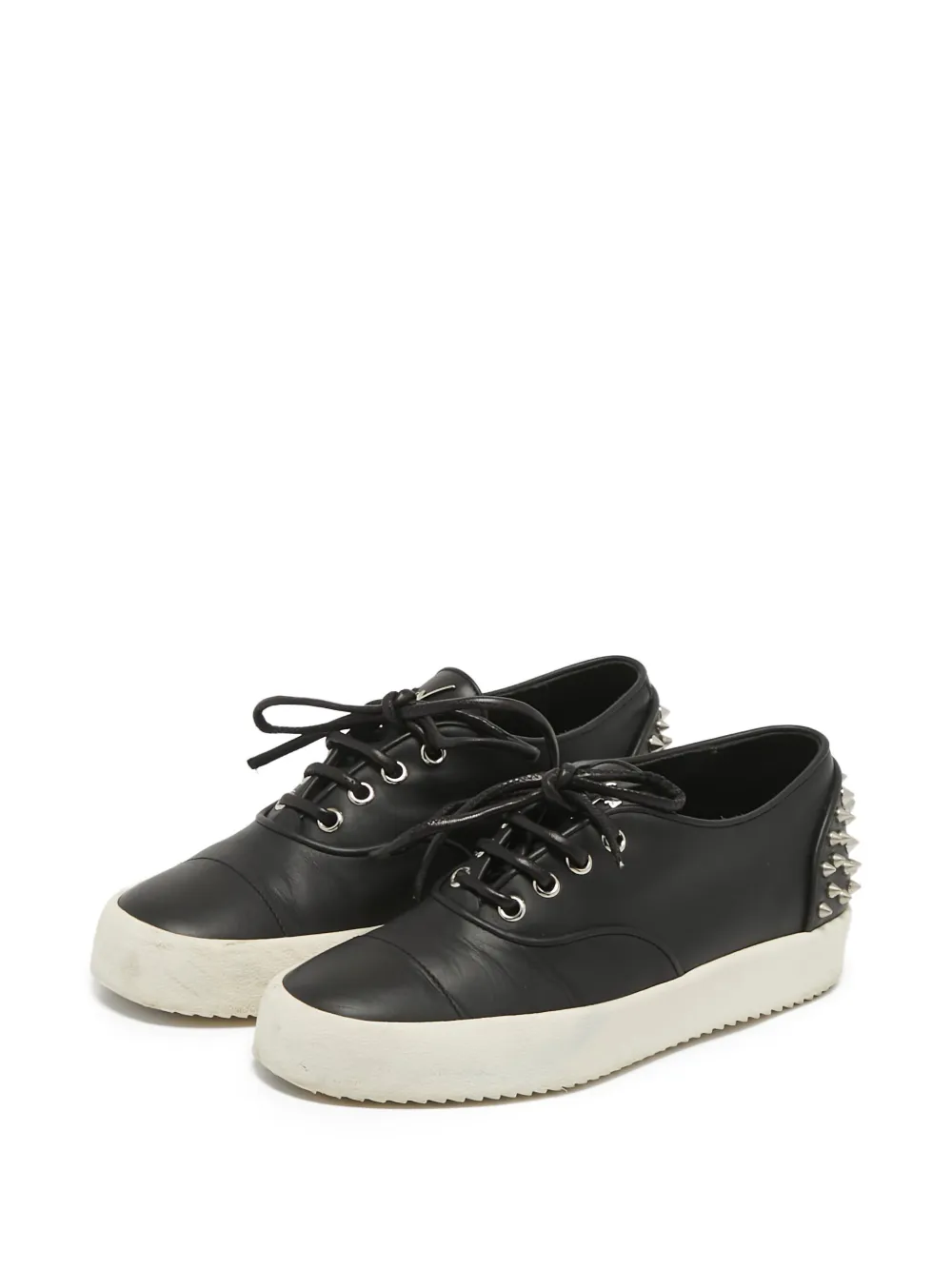 Giuseppe Zanotti Vintage pre-owned spiked lace-up sneakers | Image 2