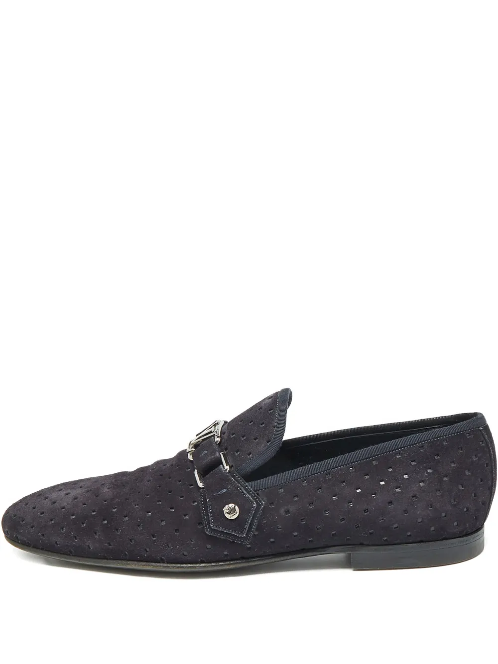 Louis Vuitton Pre-Owned leather loafers | Blue | Image 1