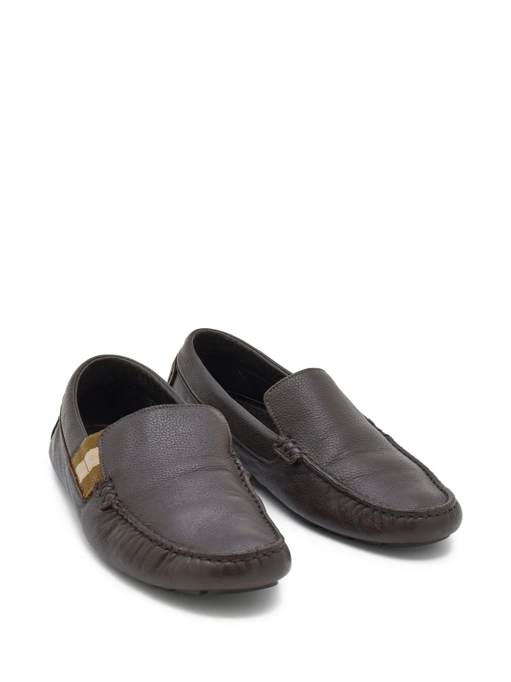 Gucci Pre-Owned Web-detail loafers | Image 2